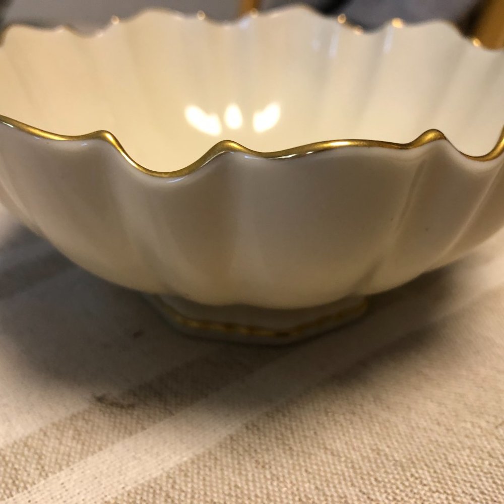 Lenox China Symphony Sculptured Bowl, 6" dia.